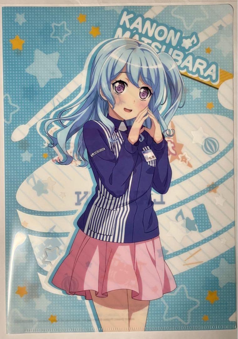 Amazon.co.jp: BanG Dreamバンドリ 松原花音 クリアファイル ローソン